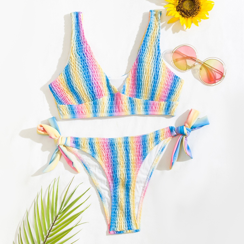 Bikini multicolor de dos piezas 2