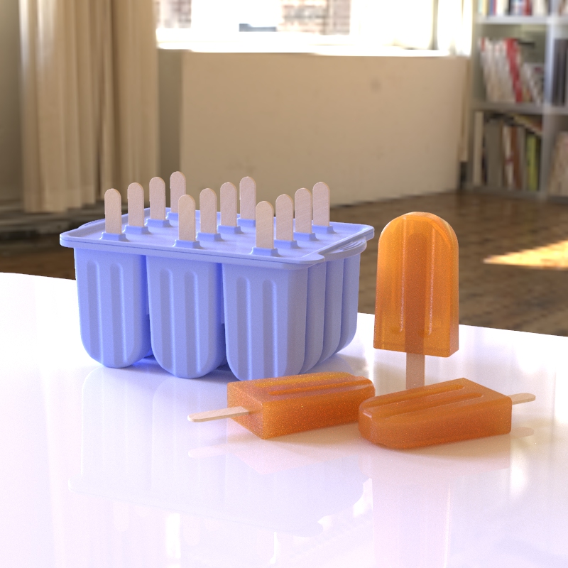 Molde para hacer paletas caseras 1